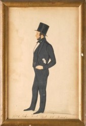 GENTLEMAN SILHOUETTE PORTRAITA