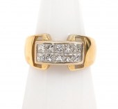 GENTLEMAN'S 18K YG PRINCESS CU