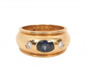 GENTLEMAN'S 22K YG DIAMOND & S