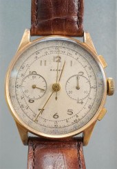 GENTLEMEN'S ACCRO 18-KARAT YEL