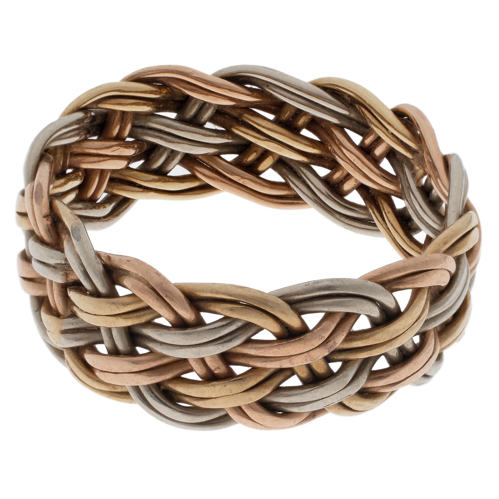GENT'S 14K TRI-COLOR RINGGent's 14k