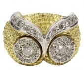 GENTS 18KT GOLD & DIAMOND CUST