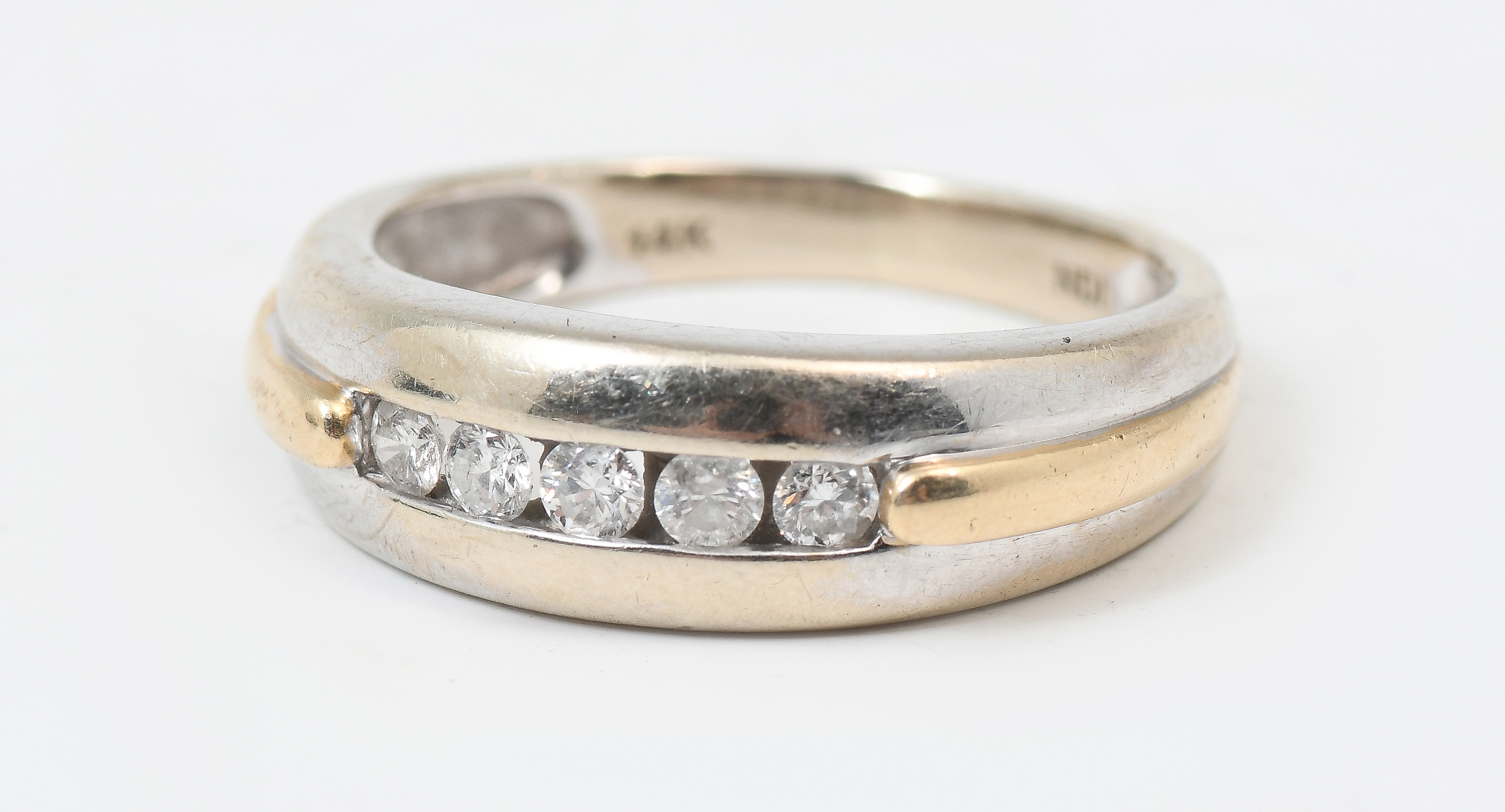 GENTS 2 TONE 14K .33 CTW DIAMOND