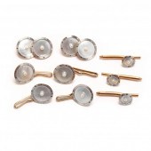 GENT'S ART DECO GOLD, PEARL, A