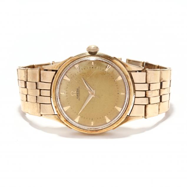 GENT'S GOLD WATCH, OMEGA Automatic,