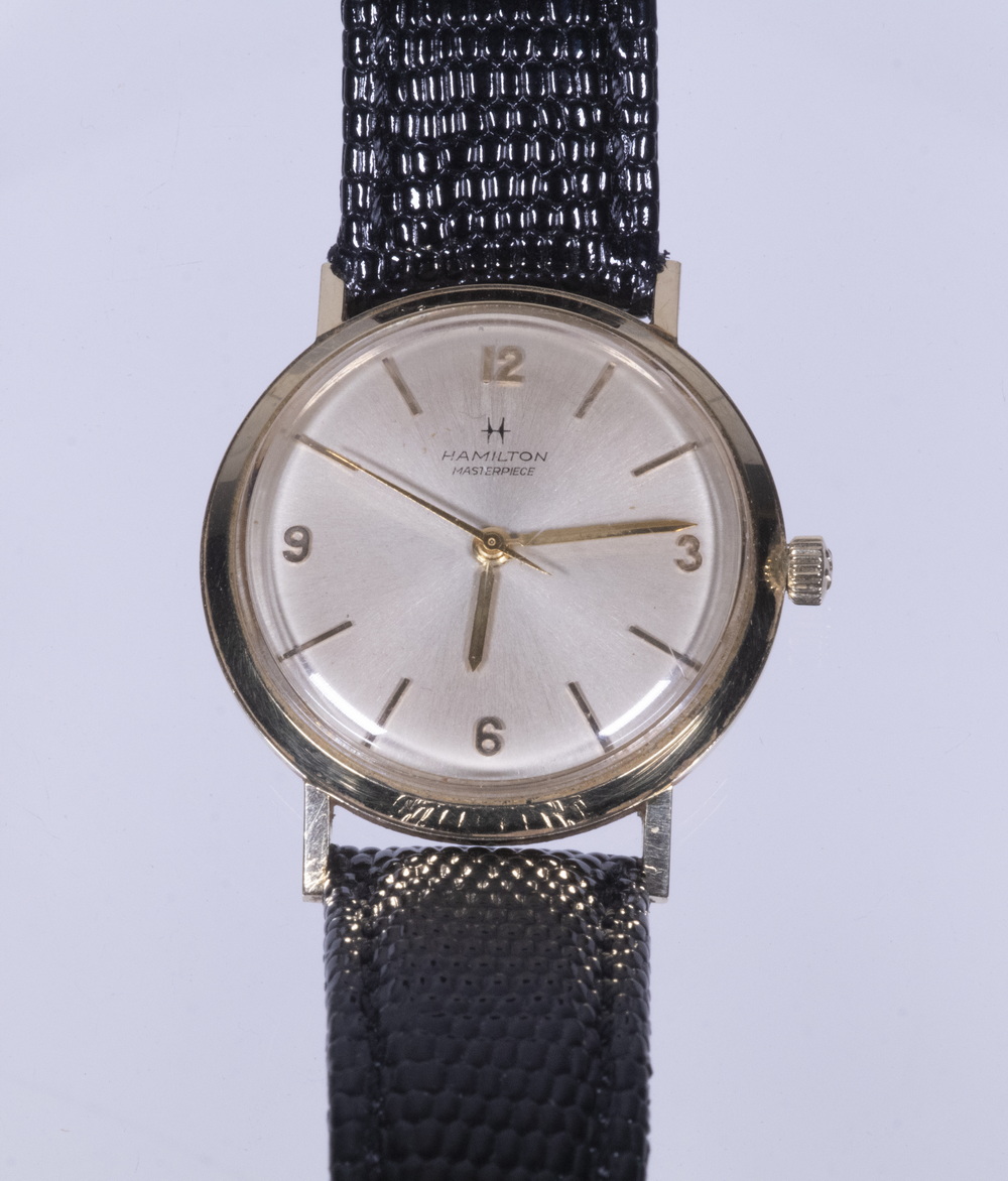 GENT'S HAMILTON 14K GOLD WRISTWATCH