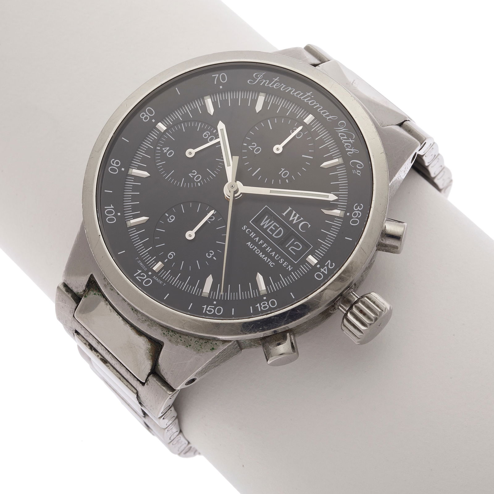 GENT'S IWC STAINLESS STEEL CHRONO