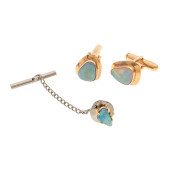 GENT'S OPAL, 14K YELLOW GOLD D