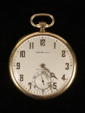GENT'S POCKETWATCH - 18K Yello