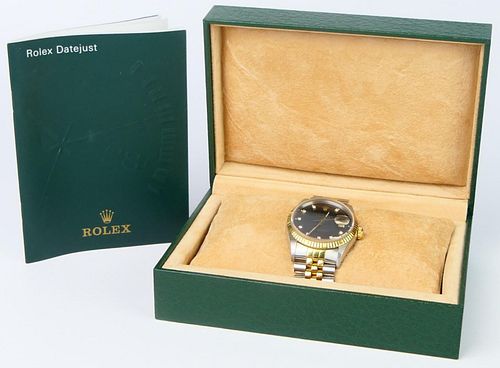 GENT'S ROLEX 18K & SS DIAMOND