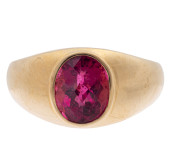 GENT'S RUBELLITE TOURMALINE, 1