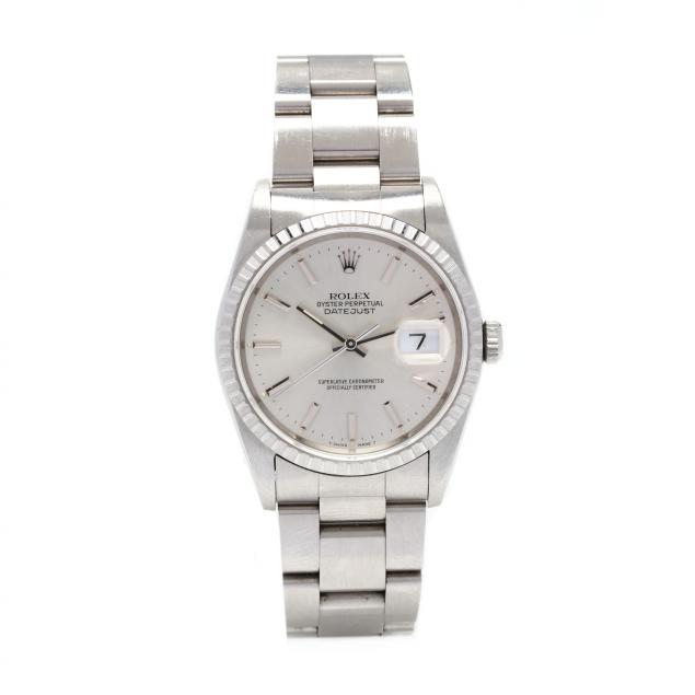 GENT'S STAINLESS STEEL OYSTER