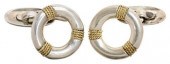 GENT'S T & CO. STERLING & 18KT