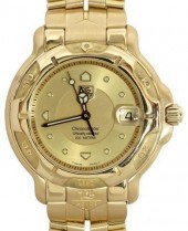 GENT'S TAG HEUER 18K GOLD CHRO