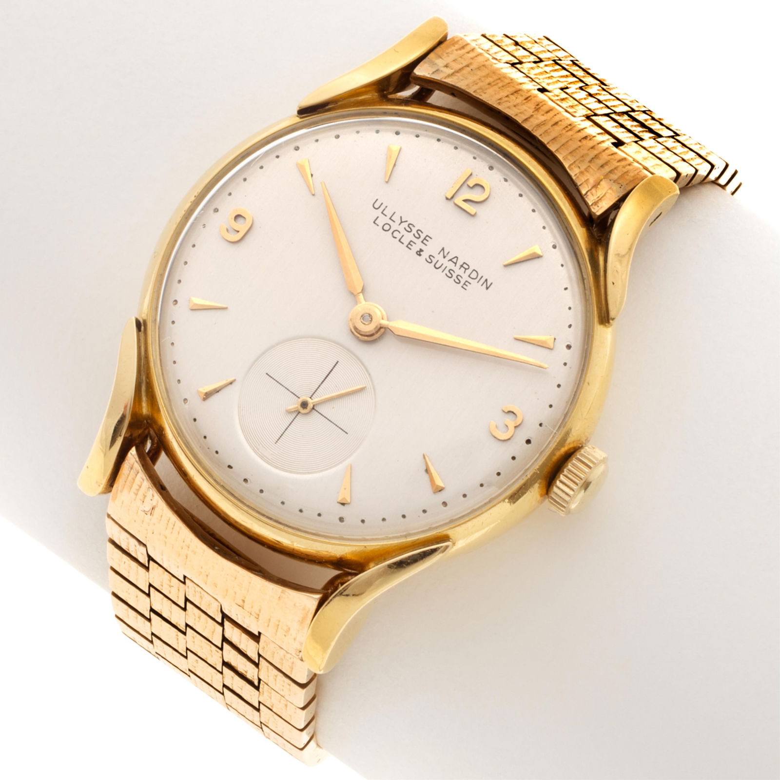 GENT'S ULLYSSE NARDIN 18K YELLOW