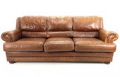 GENUINE LEATHER THREE SEAT COU