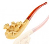 GENUINE MEERSCHAUM FIGURAL PIP
