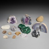 GEODE AND MINERAL SPECIMEN COL