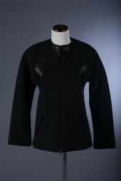 GEOFFREY BEENE BLACK WOOL AND