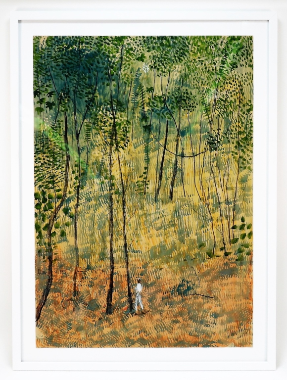 GEOFFREY HOLDER FOREST LANDSCAPE WC