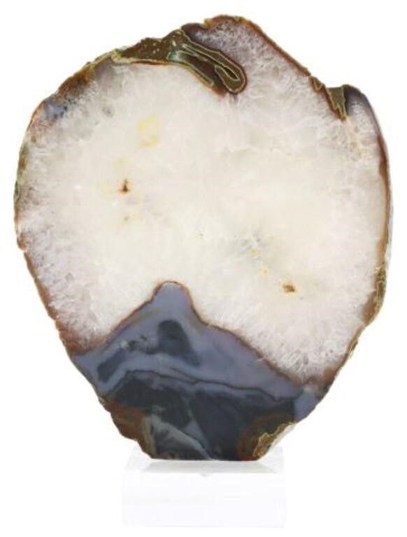 GEOLOGICAL AGATE SPECIMEN ON