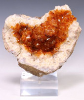 GEOLOGICAL GEODE SPECIMEN ON C