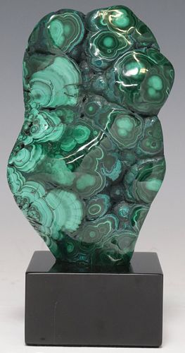 GEOLOGICAL MALACHITE SPECIMEN ON