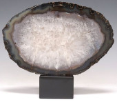 GEOLOGICAL OVULAR AGATE SLICE