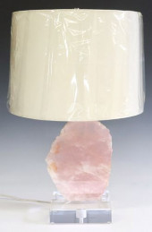 GEOLOGICAL ROSE QUARTZ 1-LIGHT