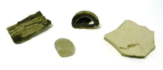 Geological specimens  four