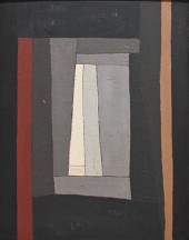 GEOMETRIC ABSTRACTION, OIL ON