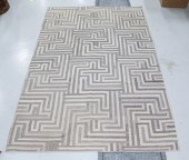 GEOMETRIC DHURRIE RUG, INDIA,