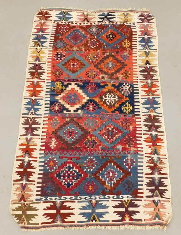 GEOMETRIC FLAT WEAVE KILIM RUG