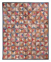 GEOMETRIC HOOKED RUG: 8'2" X 1