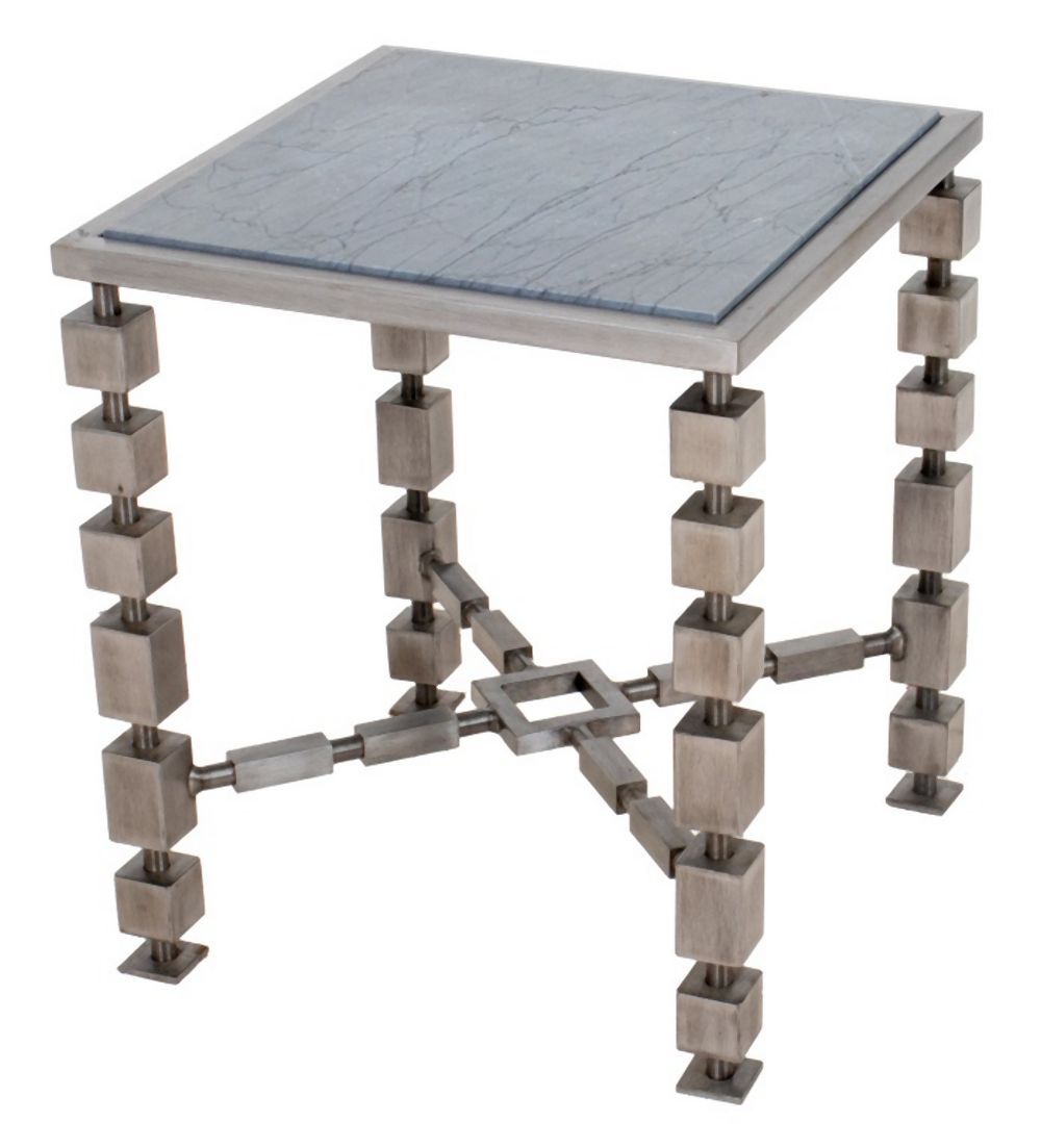 GEOMETRIC MODERNIST STEEL SIDE