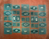 Geometric Woolen RugContempora