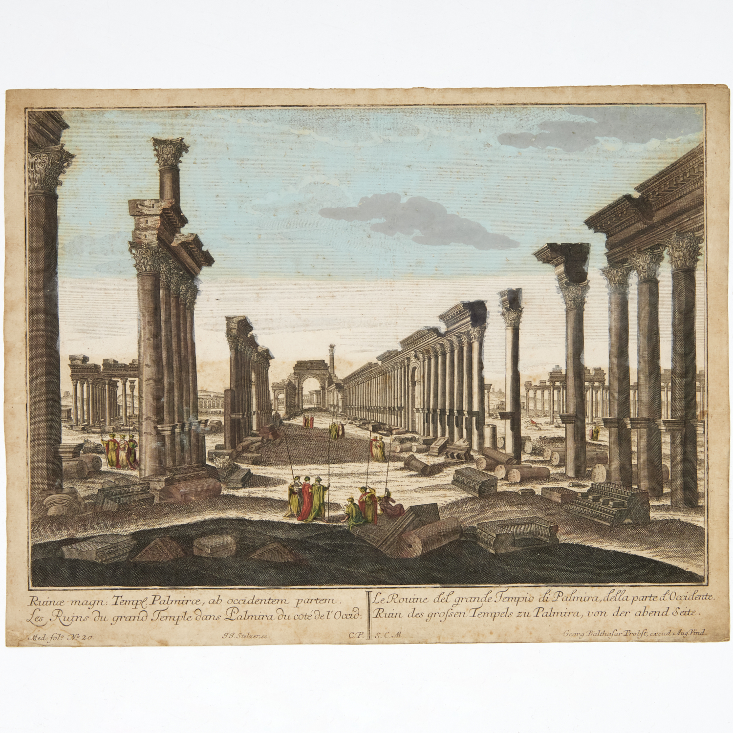 GEORG BALTHASAR, HAND-COLORED