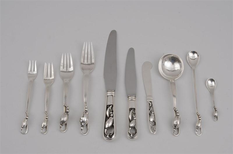 GEORG JENSEN 170-PIECE SILVER