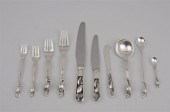 GEORG JENSEN 170-PIECE SILVER