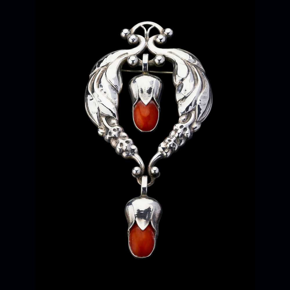 GEORG JENSEN (1866-1935) BROOCH NO.