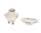GEORG JENSEN (1866-1935), TWO