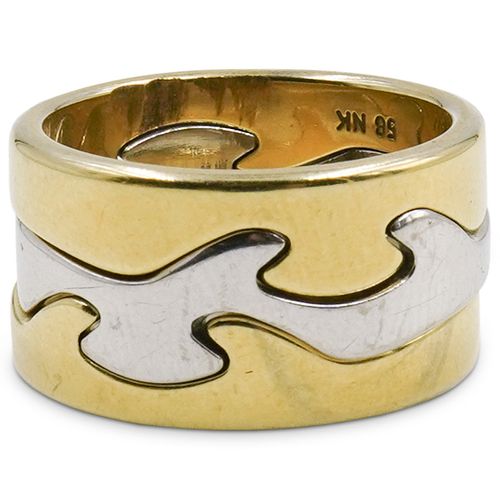GEORG JENSEN 18K TRI COLOR GOLD