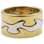 GEORG JENSEN 18K TRI COLOR GOL