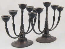 Georg Jensen: a fine pair of Danish