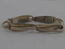 Georg Jensen. A silver bracelet.