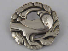 Georg Jensen: a silver brooch