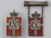 Georg Jensen. A silver lapel b