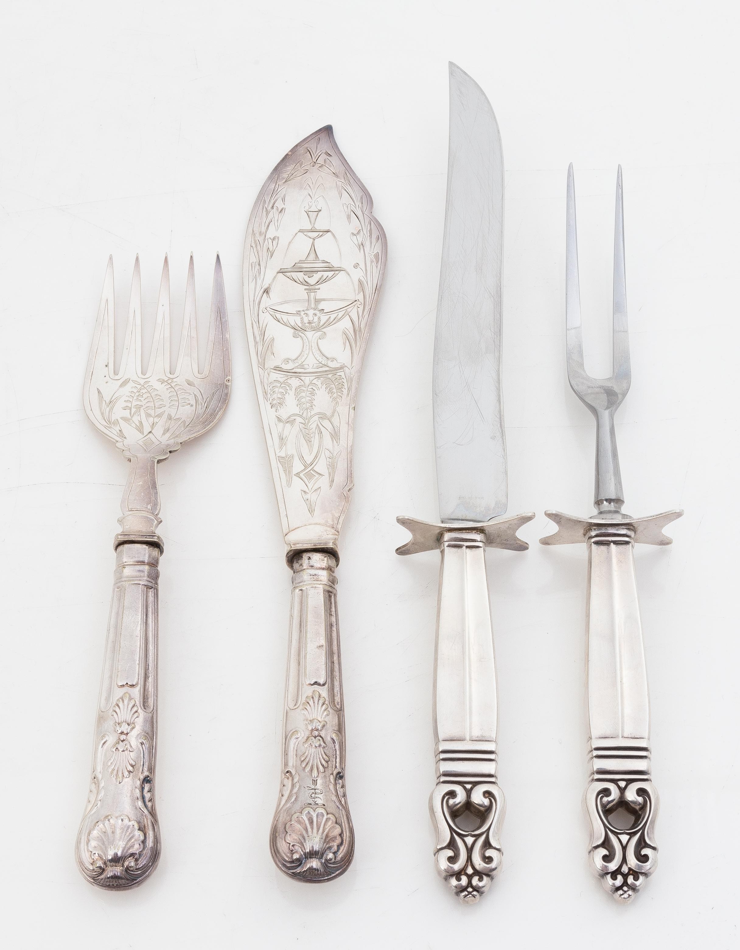 GEORG JENSEN AND ENGLISH SILVER