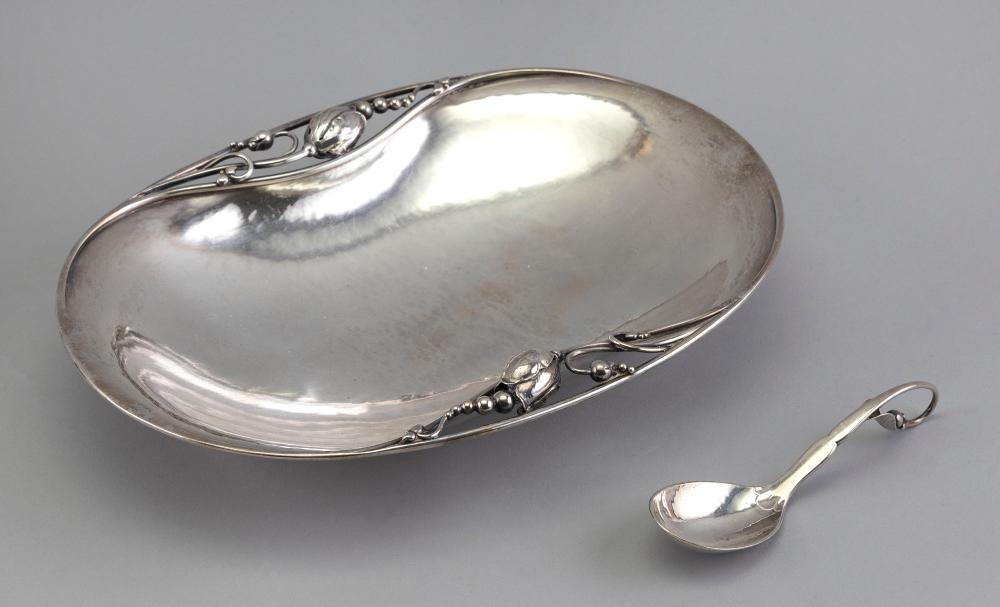 GEORG JENSEN "BLOSSOM" HAMMERED