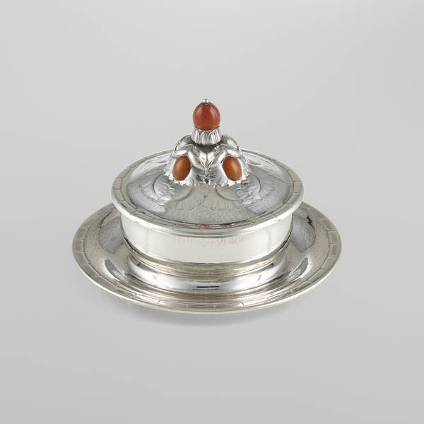Georg Jensen. Butter dish and